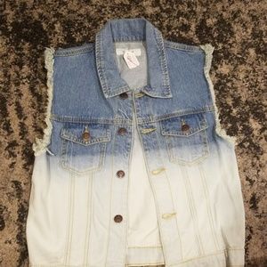 Jean vest Brand new with tag